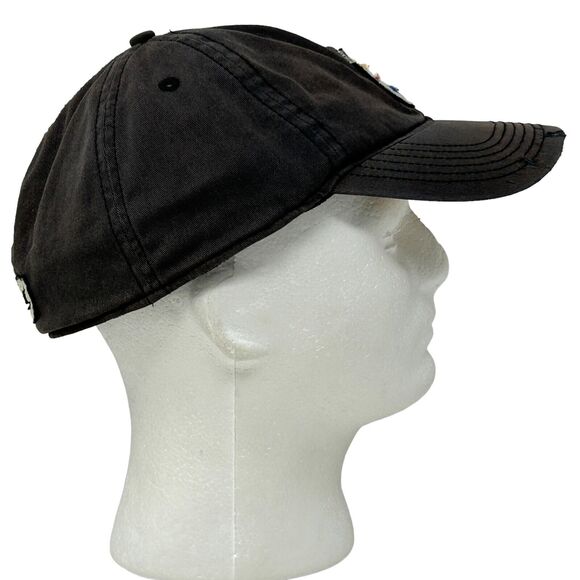 Distressed Pittsburgh Steelers Hat Cap Flex Fitted L/XL Black Old Orchard Beach - Picture 10 of 14